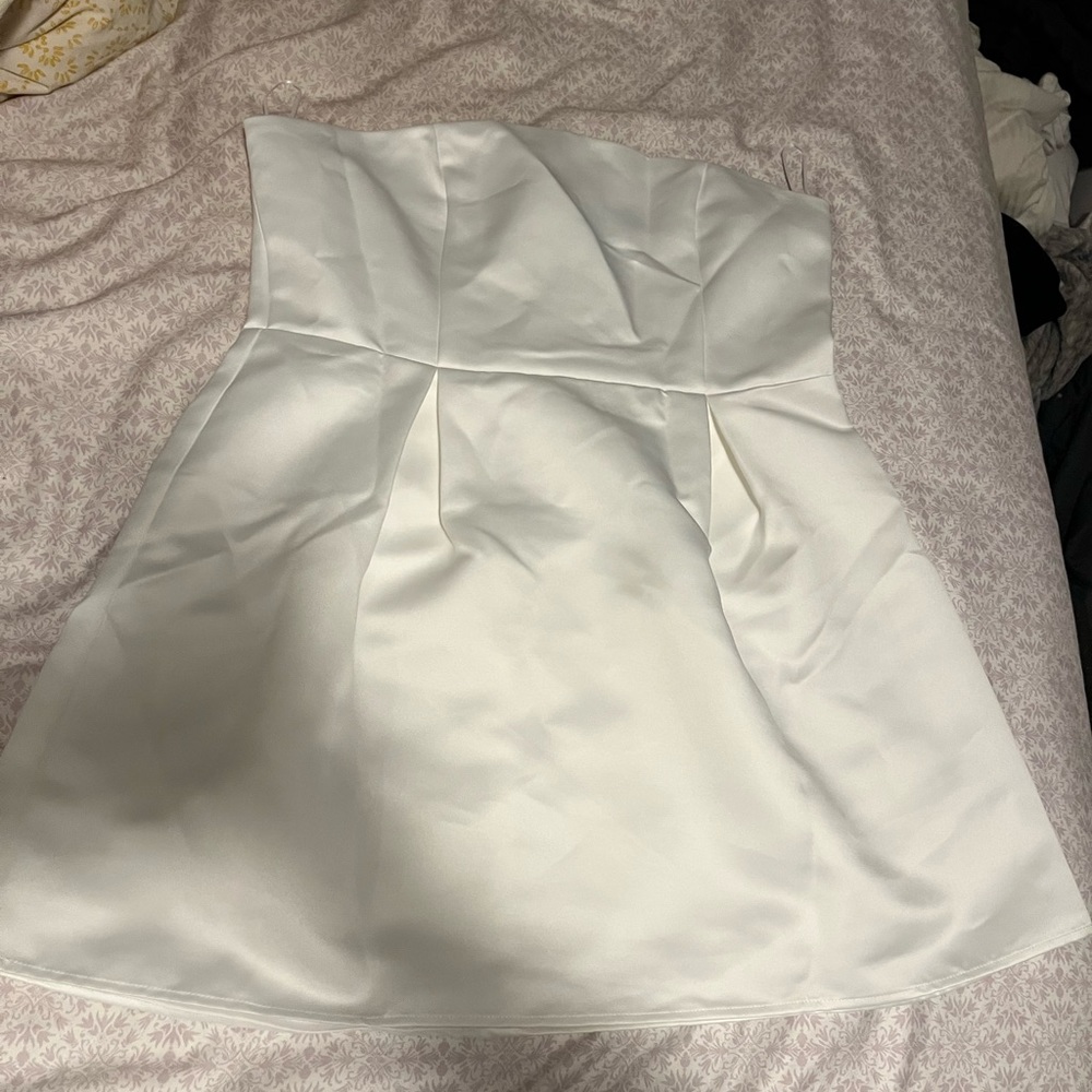 Princess Polly Spader Corset Mini Dress in White.
